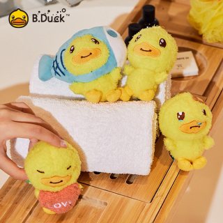 B.Duck 官方 小黄鸭可爱毛绒玩偶钥匙扣包包挂件挂饰女生情侣礼物