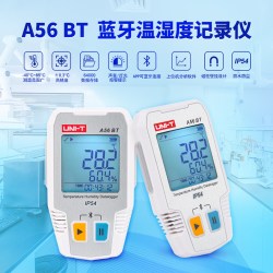 优利德 温湿度记录仪工业用智能型无线蓝牙自动室内温湿度计A56 BT