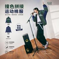 阿迪达斯 三叶草厚外套男女装 2026冬季新款两面穿运动棉服保暖加厚夹克 KX4901 深靛蓝/100% 棉 M 尺码偏大,选小两码