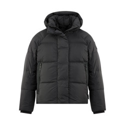 CANADA GOOSE Junction 系列 黑标Logo标贴立领连帽羽绒服