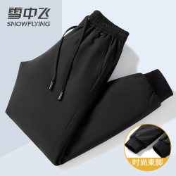 雪中飞 羽绒裤子男2026新款冬季外穿防风保暖鹅绒裤加厚户外防寒裤