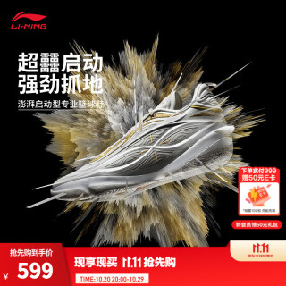 李宁 韦德808 5 ULTRA V2丨篮球鞋男子轻量高回弹篮球专业比赛运动鞋 标准白-11 43