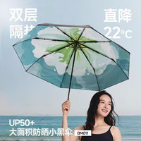 蕉下 消费券63 蕉下官方旗舰店防晒伞小黑伞黑胶防晒晴雨遮阳伞雨伞防紫外线太阳
