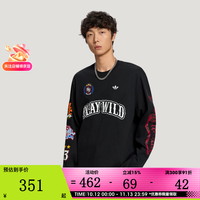 阿迪达斯 三叶草男子圆领舒适亲肤户外运动休闲长袖T恤KX4894 KX4894 XS