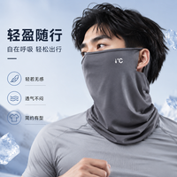 勋阳宇乐 【冰感透气】骑行防晒面罩深灰+深灰
