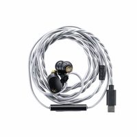 水月雨 竹2 HiFi 有线耳机 可换线 铝镁振膜 DSP解码