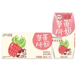 伊利 味 可滋草莓牛奶 200ml*10盒/箱 丹东草莓