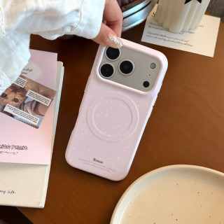 花小匣软菲林适用iPhone17pm 苹果16手机壳18泼墨ins风15简约磁吸13防摔 磁吸 甜莓白墨 18promax