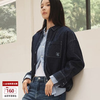 Lee LWT009917 翻领Logo刺绣 清水洗 M 女士衬衫