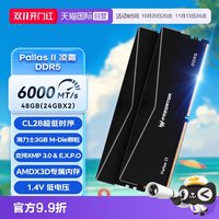 宏碁 掠夺者6000 c30 24G马甲条DDR5台式内存条