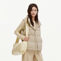 坦博尔 轻薄女短款立领简约时尚羽绒马甲