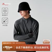蓝岐 户外长袖男士POWER DRY强力吸湿速干Polartec抗菌T恤 古靛青 L