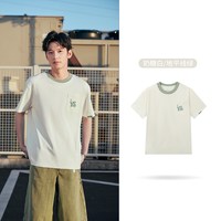 361° 361短袖男士2026年夏季透气新款宽松休闲上衣圆领纯色运动T恤男装