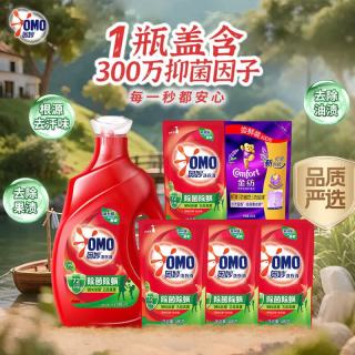 奥妙 除菌除螨洗衣液 3kg+480g*3袋+400g*2袋 桉树艾草香