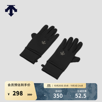 迪桑特 SNOWBOARD系列男女同款手套 BK-黑色 M