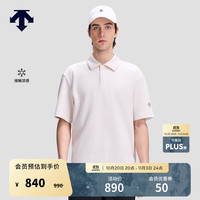 迪桑特 ESSENTIAL系列男士短袖POLO衫 WT-白色 L (175/96A)