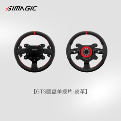 速魔 直驱式赛车方向盘模拟器 一体式矩阵灯力回馈游戏方向盘 GTS皮革