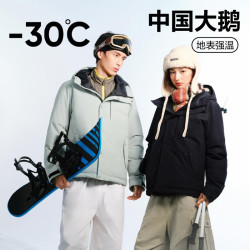 网易严选 中国大鹅 燕云地表强温雪翼90白鹅绒-20℃抗寒保暖羽绒服