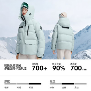 波司登 B260242402 90鹅绒 冰琉璃 2XL 女士羽绒服