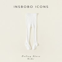 insbobo 女童连袜裤秋季新款弹力袜裤小女孩打底袜加绒儿童袜子紧身袜秋冬