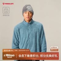 蓝岐 170克p棉抓绒primaloft轻量户外半开襟保暖卫衣男 幡蓝 S