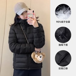 骆驼 排骨轻薄羽绒服女款冬季内胆90鸭绒防风运动连帽外套面包服男