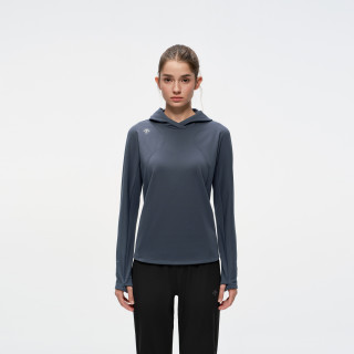 移动端：迪桑特 WOMEN’S RUNNING系列女士连帽卫衣