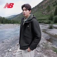 new balance NB官方正品26新男款休闲连帽夹克棉服厚外套MJ6216H3