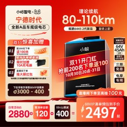 小哈 锂电池60V45AH全新宁德时代电动车锂电池