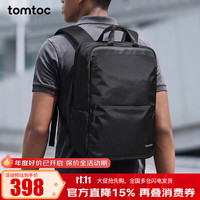 tomtoc 高效随行大容量出差通勤包 男士双肩包 T71 曜石黑 24L