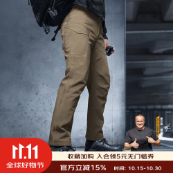 龙牙 二代逆锋战术软壳裤加强版男防风裤户外保暖沙暴棕165/88C