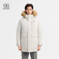 KOLON SPORT 派克羽绒服防水通勤中量Parka男羽绒服