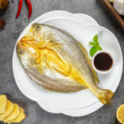 三都港 黄鱼鲞3-5条装 三去黄花鱼宁德大黄鱼 850g