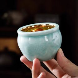 灵沐 青瓷鱼缸杯