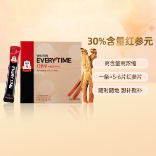 正官庄 Everytime3000浓缩红参浆提取液口服送礼礼盒装饮品 10g*30包