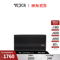 TUMI 春夏新款TUMI/途明Alpha SLG系列商务便携弹道尼龙男士长款钱包（黑色/01192243D2）