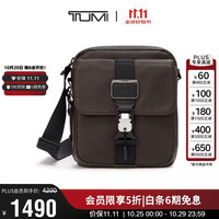 TUMI 商务简约 男士单肩斜挎包  深棕色