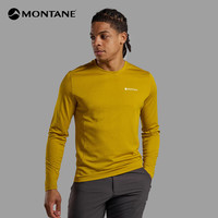 MONTANE Dart Long Sleeve户外长袖速干防晒T恤男透气 徒步越野跑 GIN 银杏金（简约款） L
