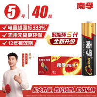 南孚 LR6 聚能环3代 5号碱性电池 40粒