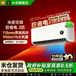 小米 MI）米家空调巨省电挂机智能互联空调一级能效  整机十年质保 小米 新机 巨省电 2匹