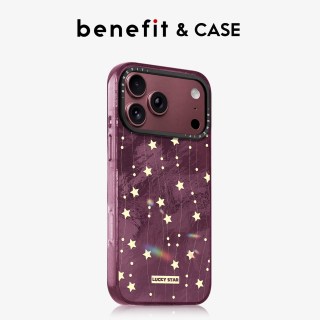 benefit 勃艮第酒红简约时尚星星垂落适用于iphone18promax手机壳磁吸苹果18PRO新款苹果17promax防摔保护套