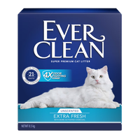 铂钻 EverClean）除臭低尘膨润土宠物用品矿砂猫砂(蓝标无香 )10L