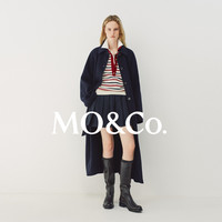 MO&Co. 羊毛羊绒毛呢大衣 附腰带 MBF4OVC004