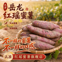 红瑶蜜薯 旗舰店正宗岳龙地瓜烤红薯香甜软糯 产地直发 5斤/箱 初筛果大小混发 有断果