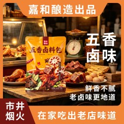 嘉和酿造 五香卤料包50g袋装家用卤肉卤菜卤蛋商用调料包餐饮速食