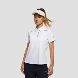 迪桑特 女士TRICOT凉感UPF100+防晒亲肤短袖POLO衫新品