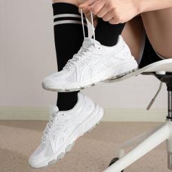 亚瑟士 低帮女鞋舒适健身训练耐磨运动跑步鞋JOG 100T