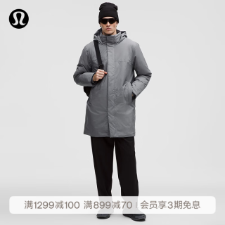 lululemon LM4AV8S 防风拒水 太阳灰 S 男士运动夹克