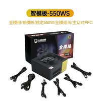 台速巡舰 全模组额定700W台式电脑电源支持双U双显卡供电宽幅温控主机电源
