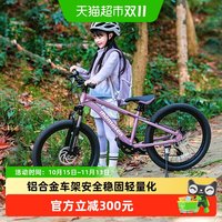 88VIP：萌大圣 AB06儿童山地自行车铝合金变速低跨度车架前后双碟刹禧玛诺